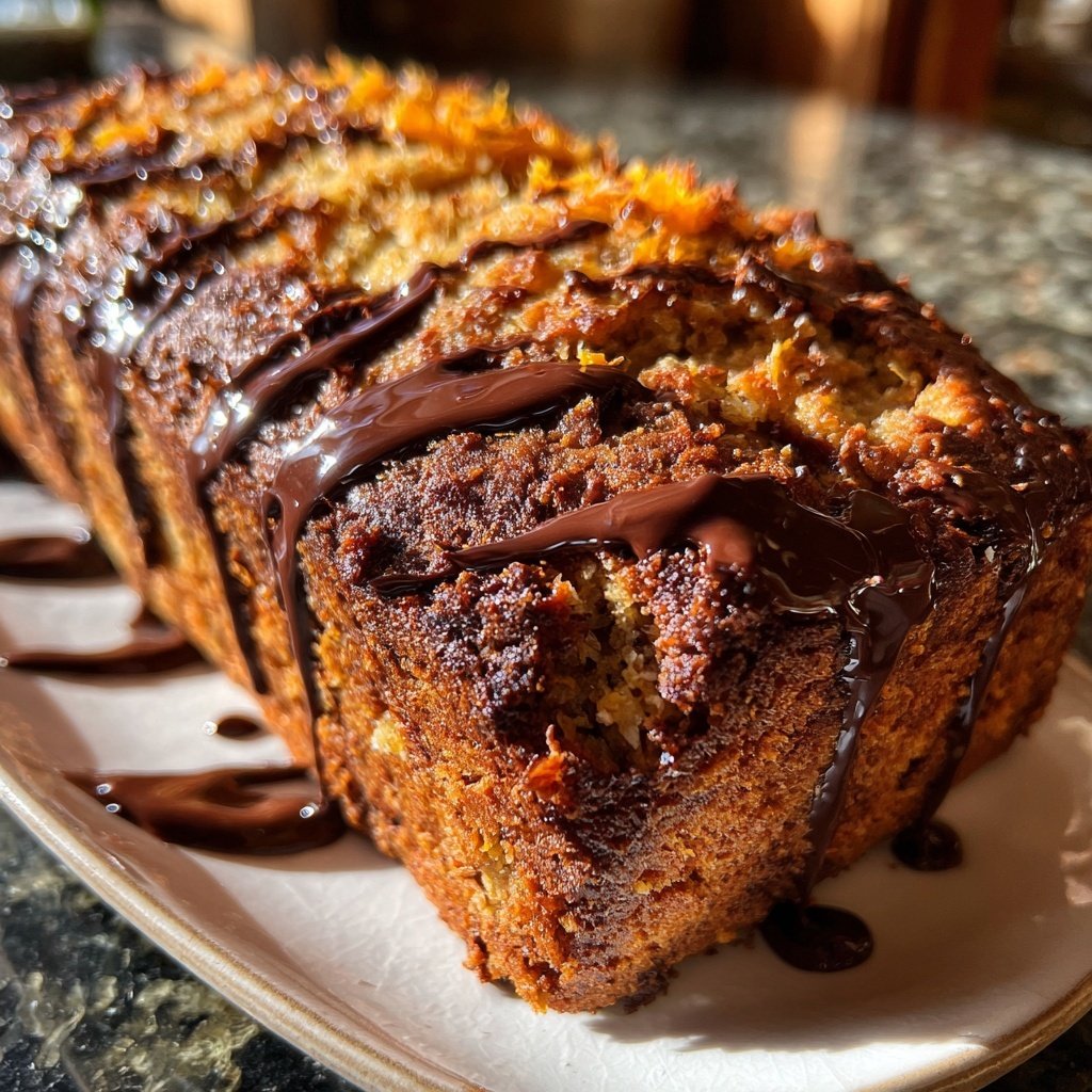 Chocolate Orange Coconut Snack Loaf