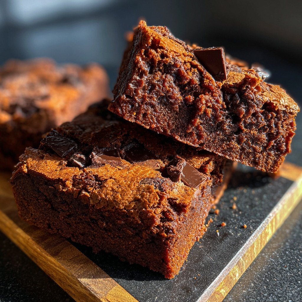 Cottage Cheese Brownies with Dark Chocolate