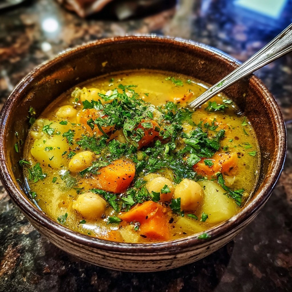 Mediterranean Chickpea Soup