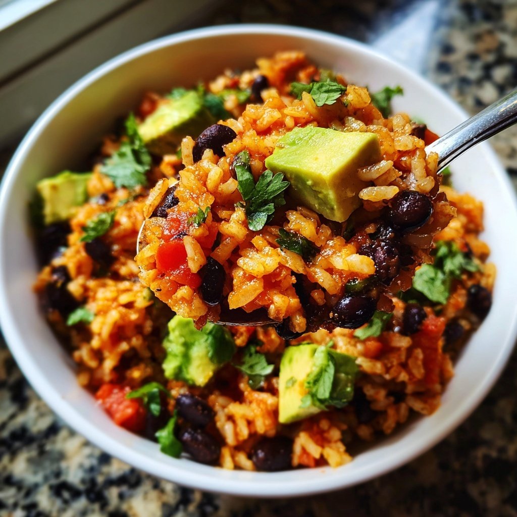 Jamaican Black Bean Rice Bowl
