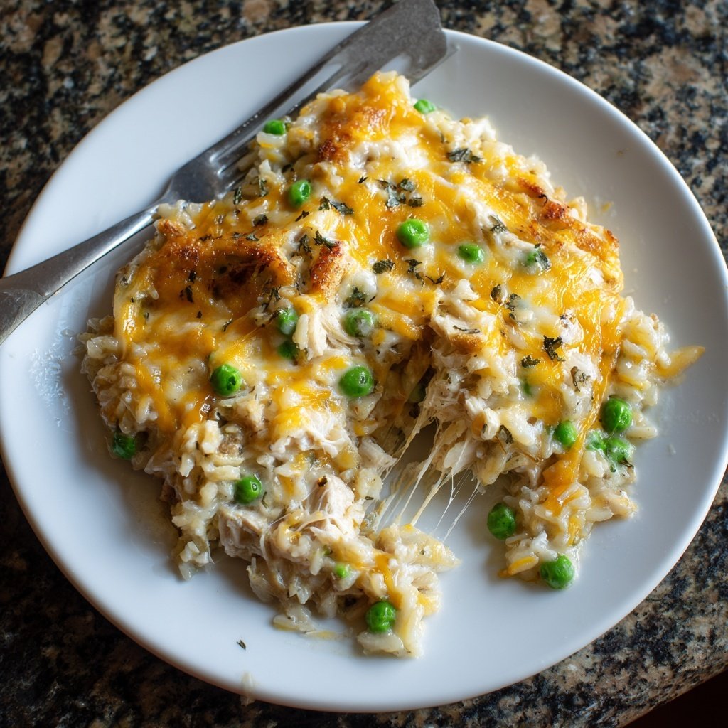 Rotisserie Chicken And Rice Casserole
