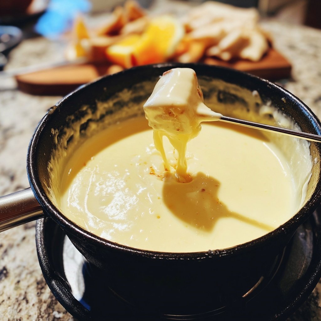 Fondue with White Chocolate