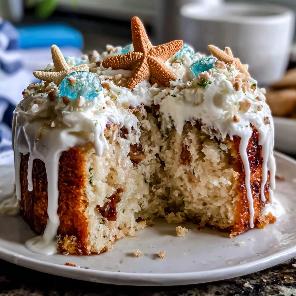 Simple Pisces Birthday Cake