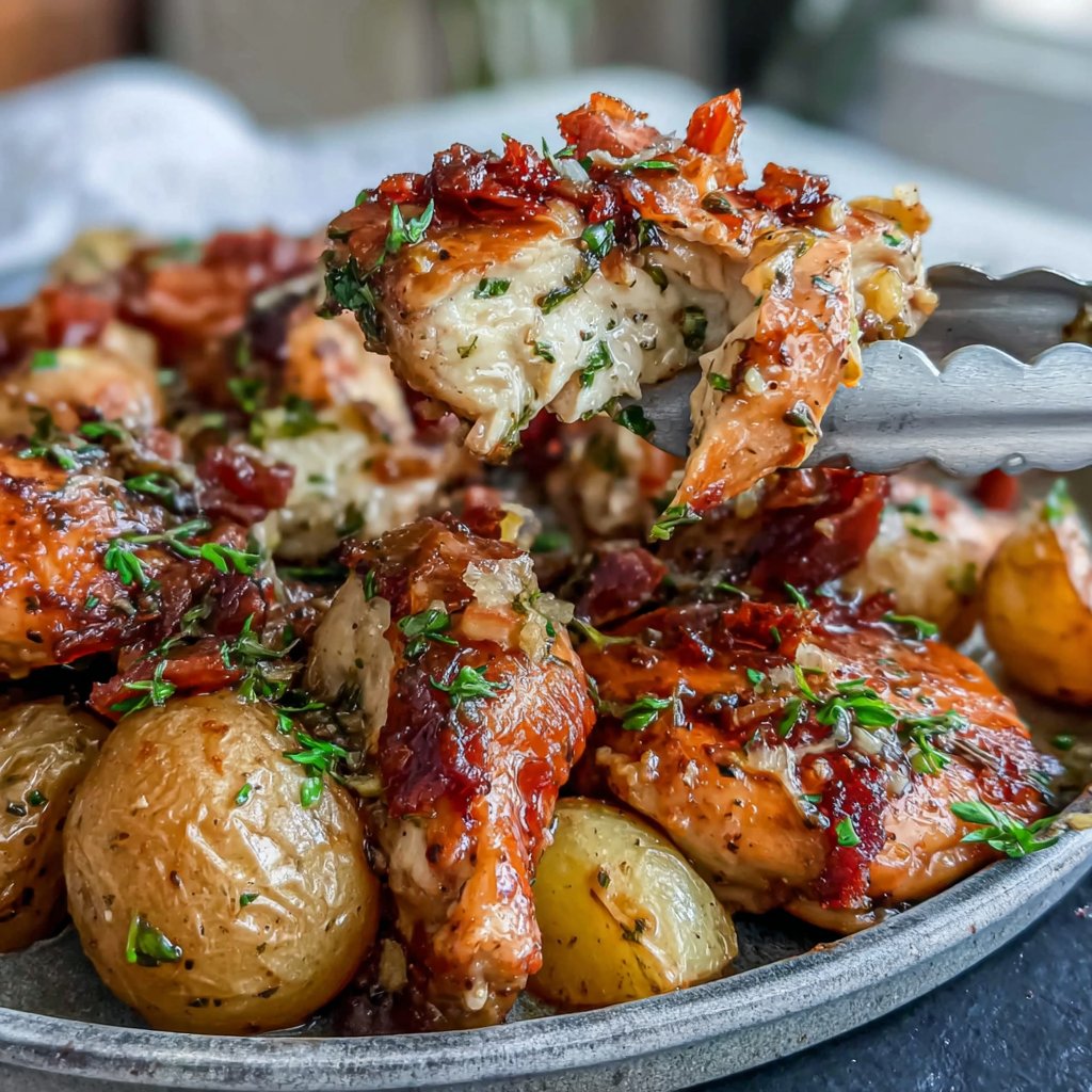 One Pan Lemon Chicken And Potatoes
