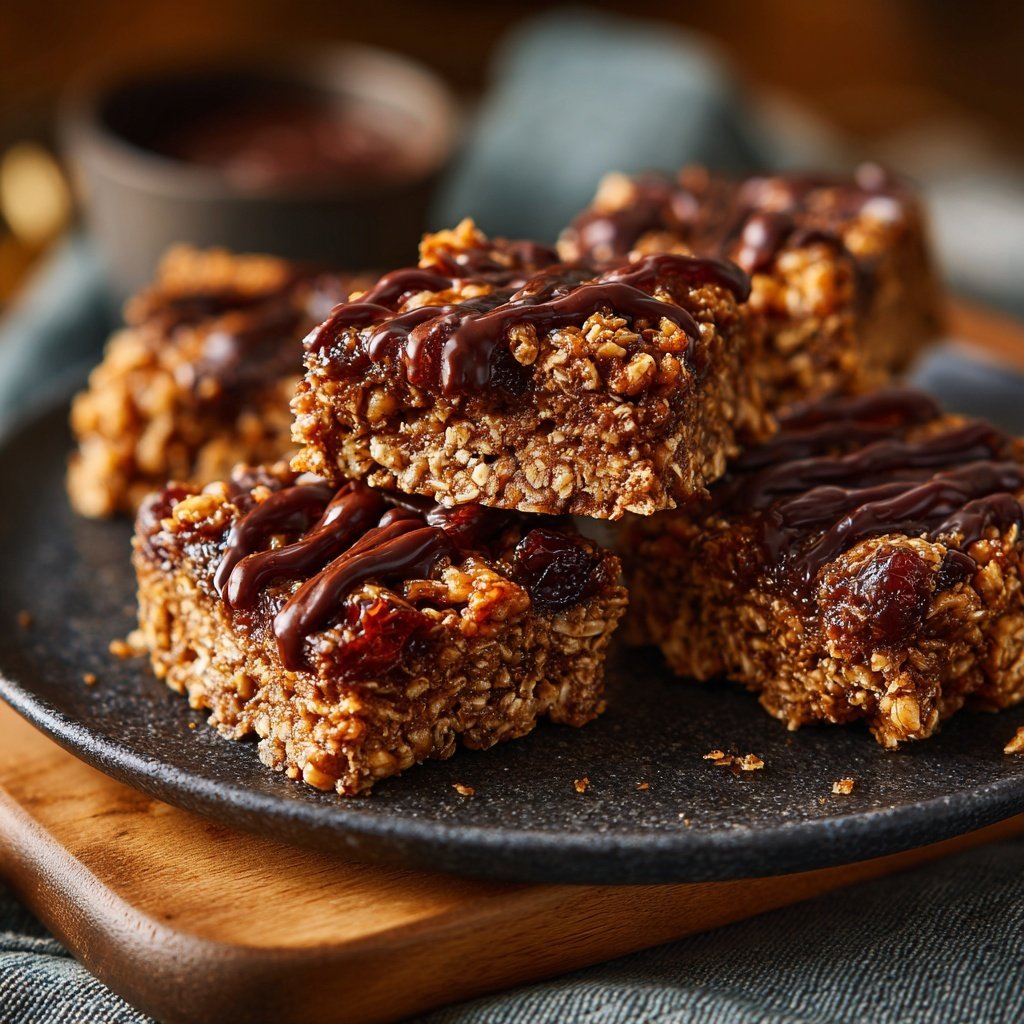 Chocolate Coconut Date Energy Squares
