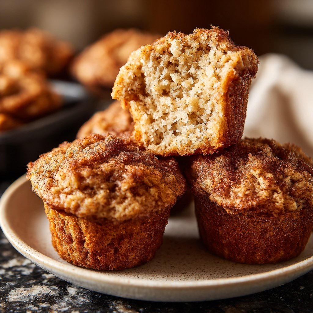 Healthy Banana Oat Muffins