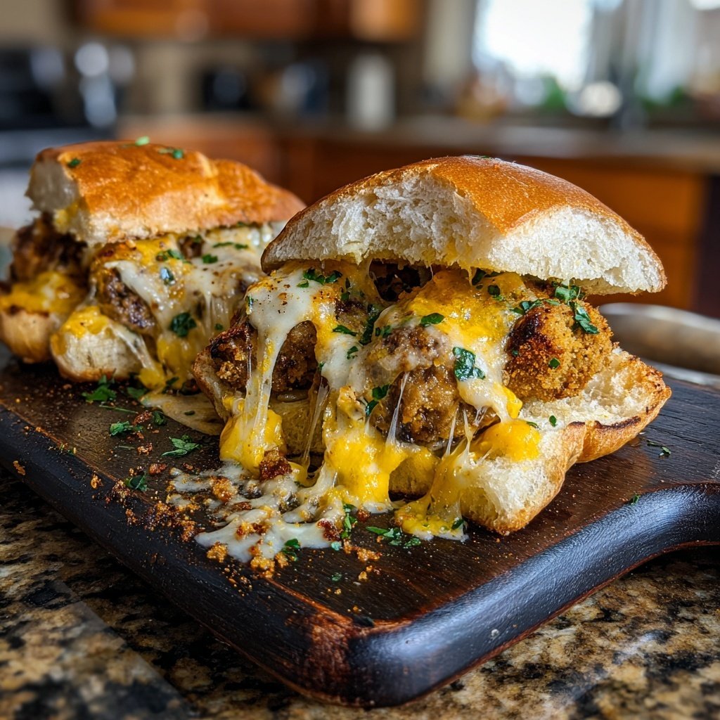 Easy Slider Crispy Mushroom Smash