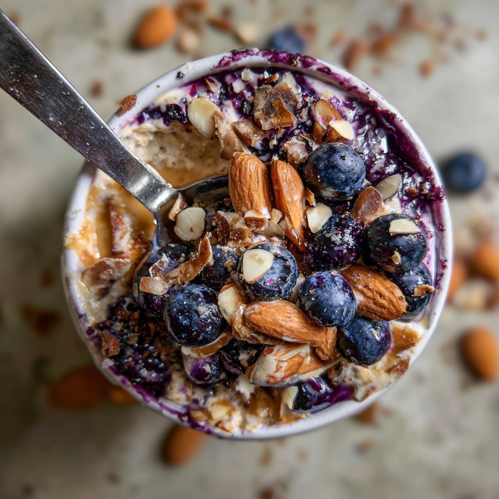 Blueberry Almond Overnight Oats