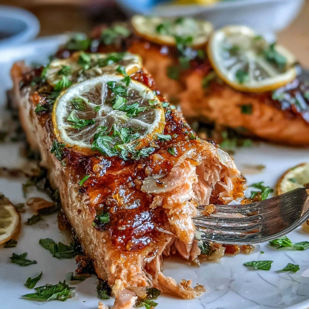 Spring Dinner Lemon Butter Salmon