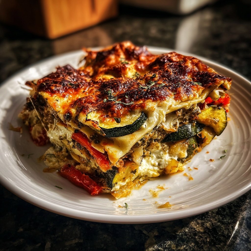 Sunday Roasted Vegetable Lasagna
