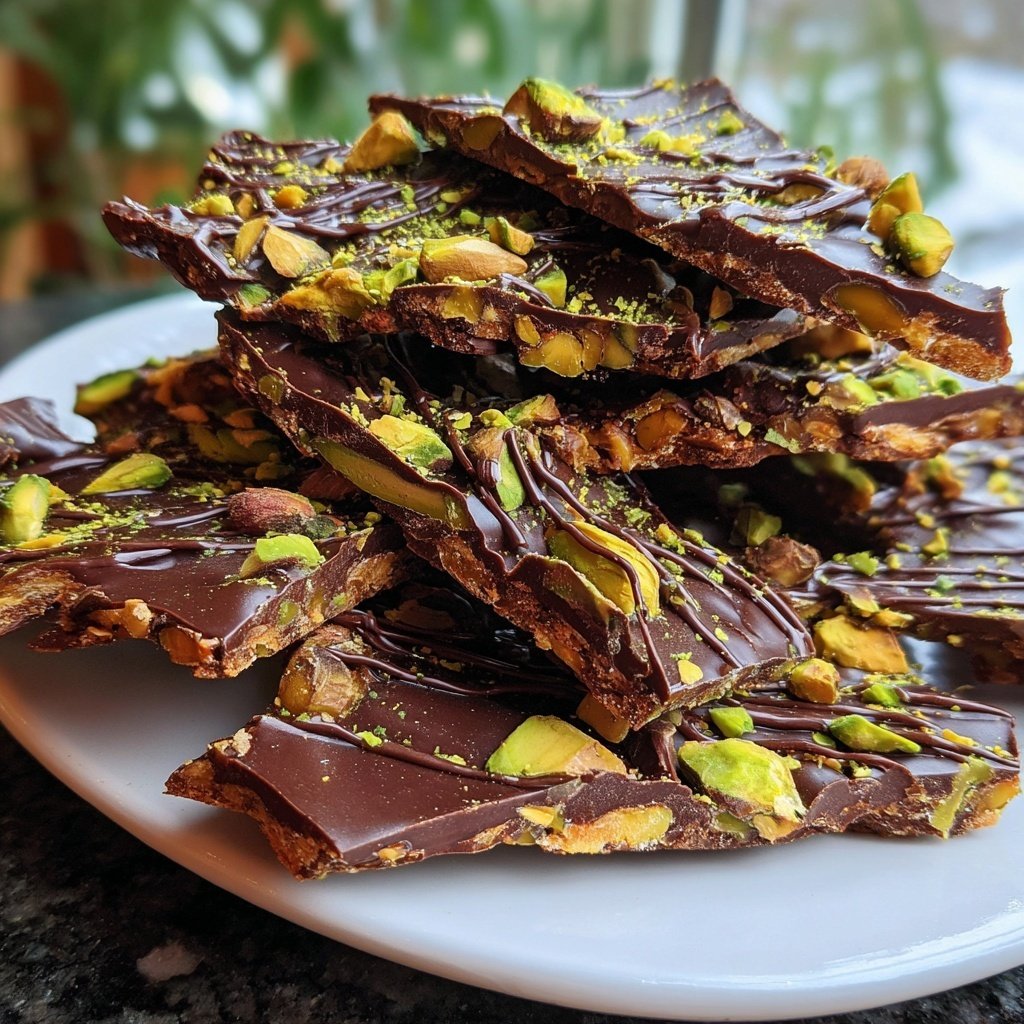 Chocolate Pistachio Bark