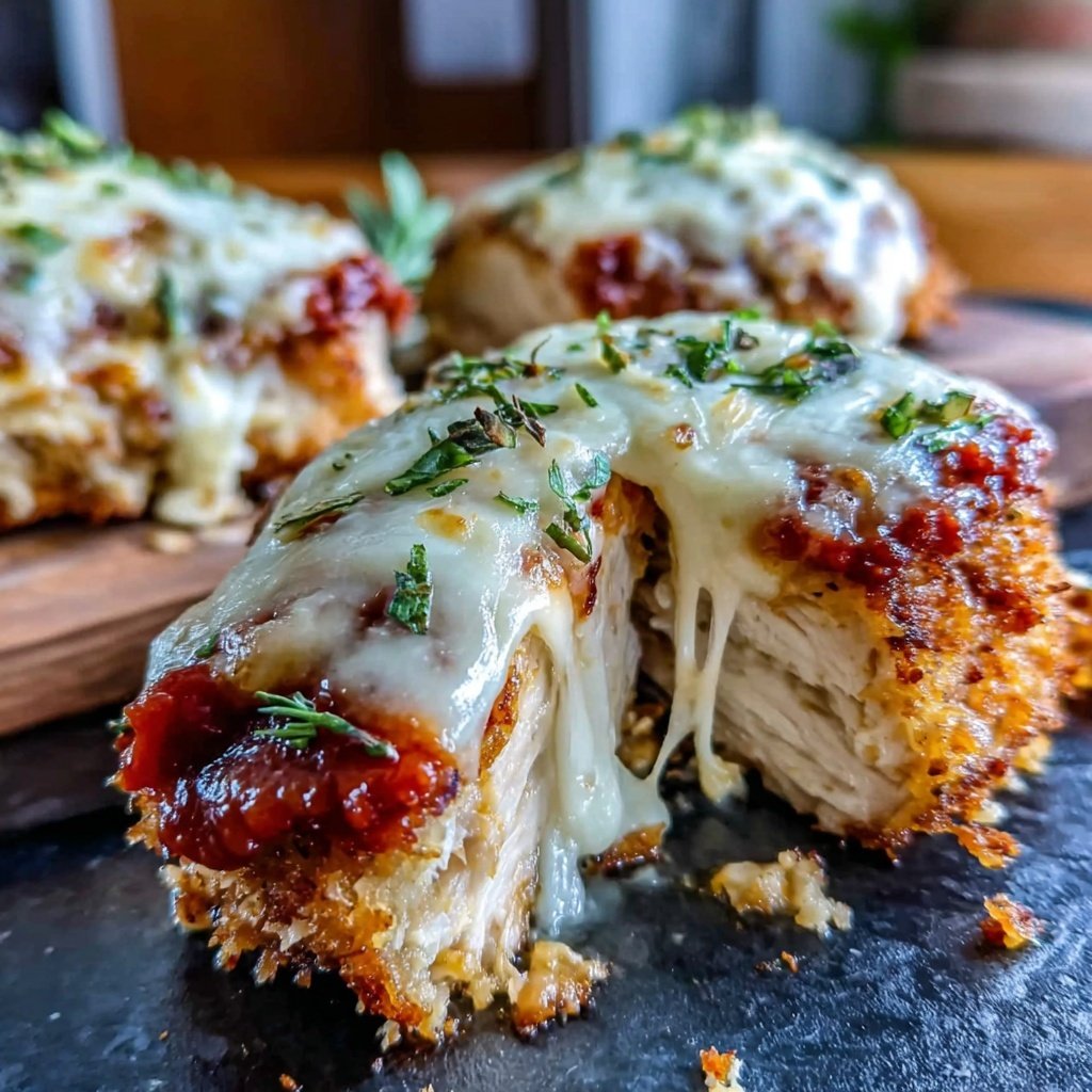 Healthy Baked Chicken Parmesan
