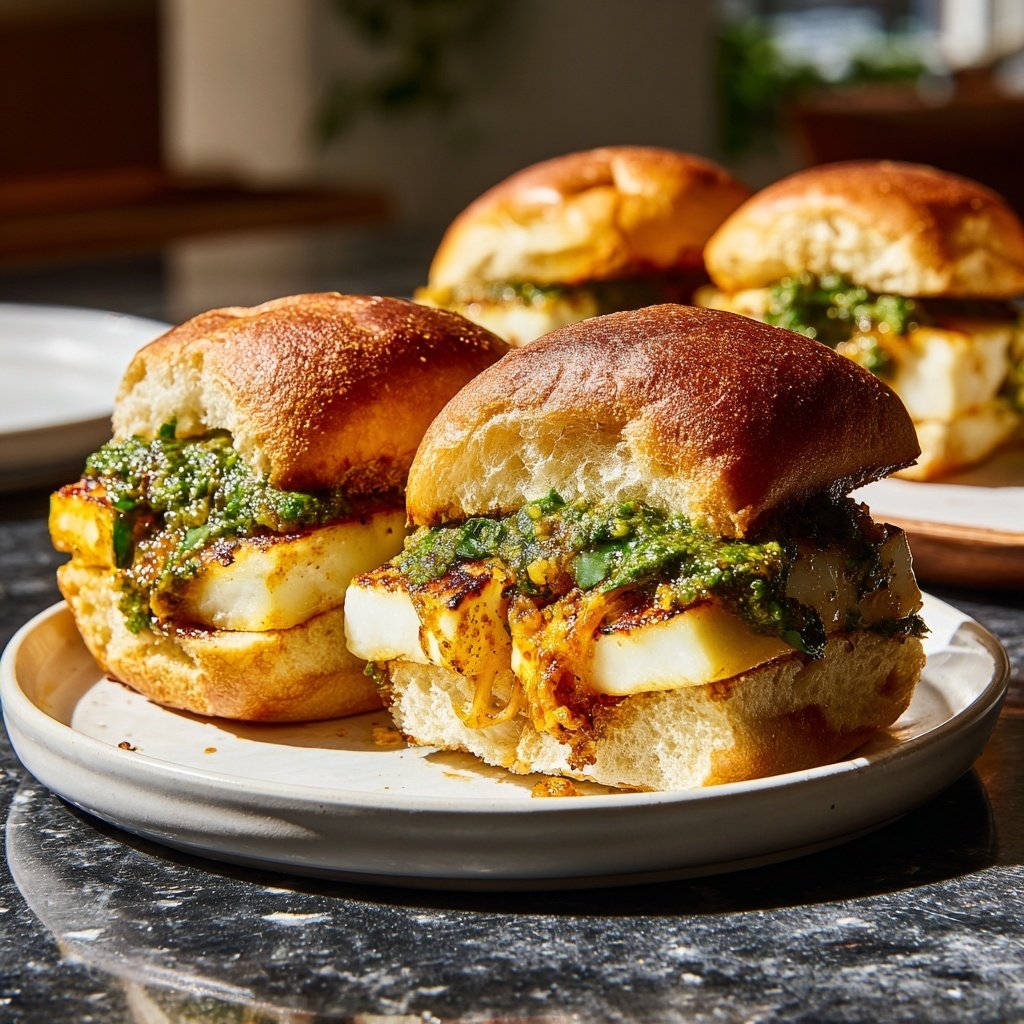 Grilled Halloumi Sliders