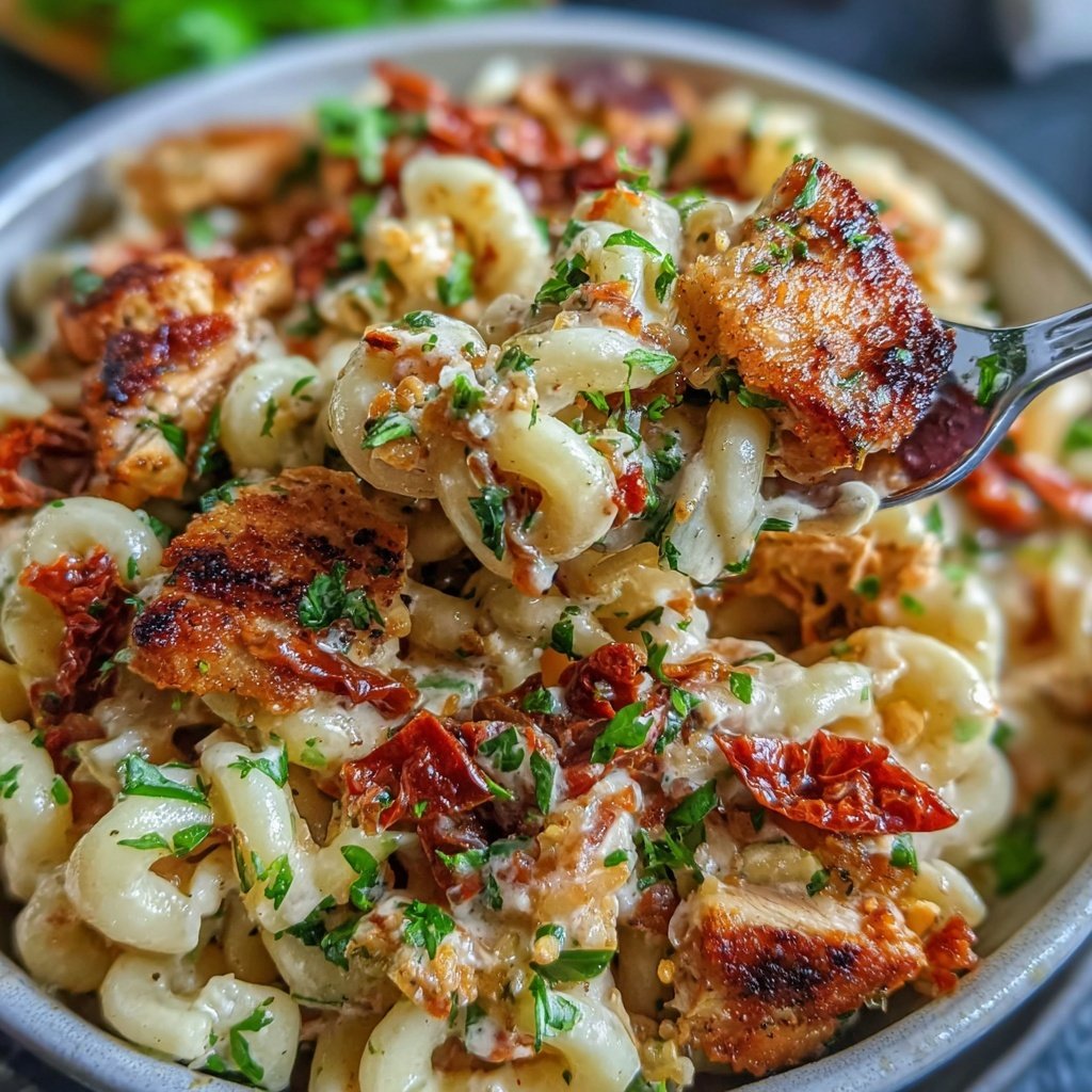 Chicken Pasta With Sun Dried Tomatoes
