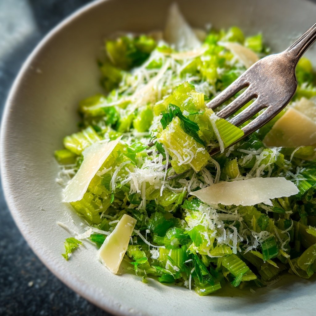 Celery Salad With Parmesan